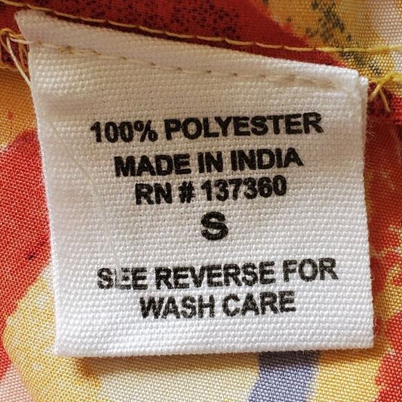 Live 4 Truth A-Line Mini Dress Vibrant Floral Puff Sleeve NEW Party Tropical - Picture 14 of 16